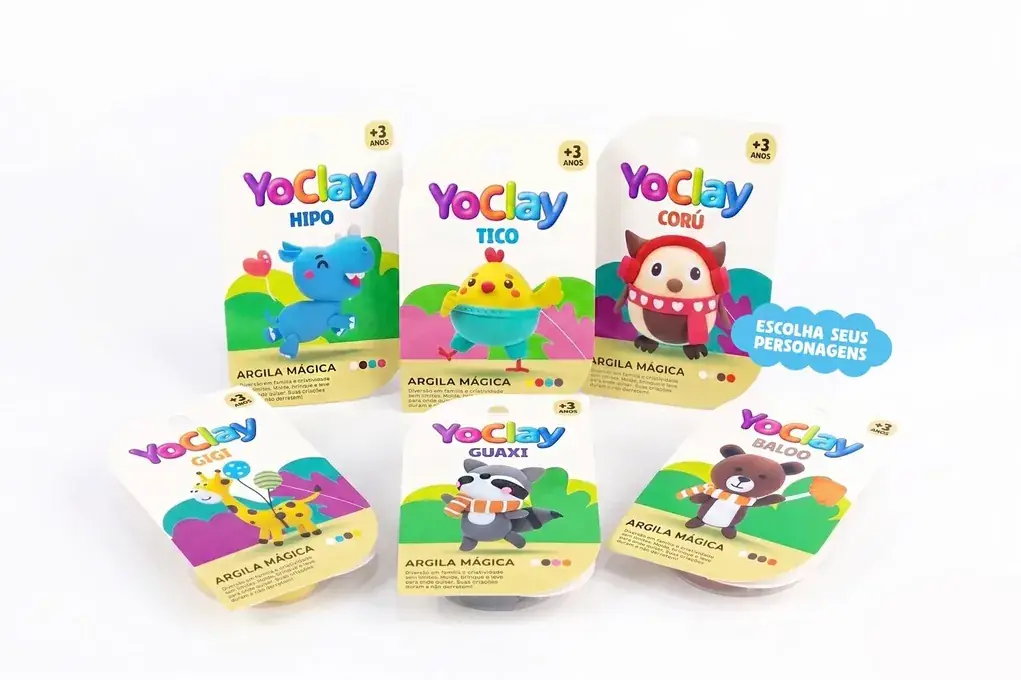 Kit YoClay com 6 Pockets