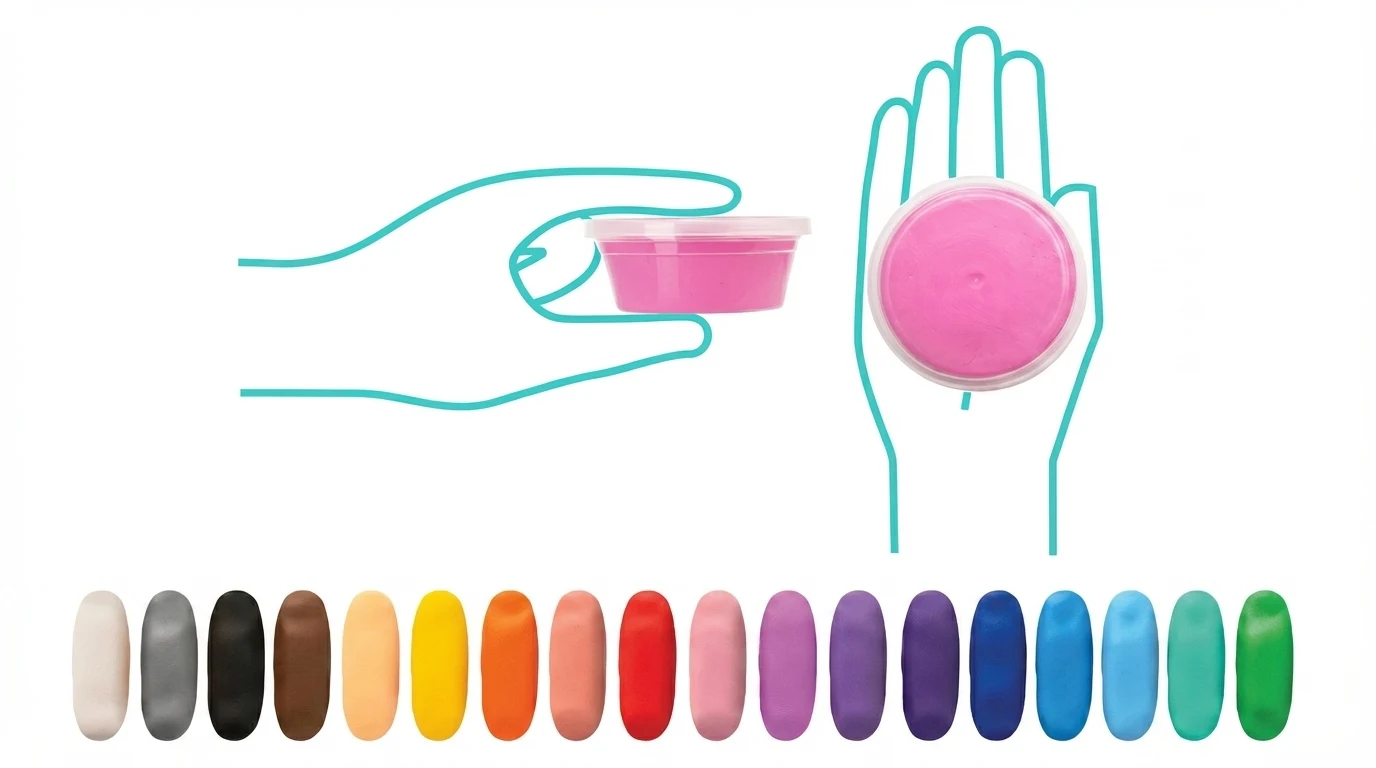 Argila YoClay nas mãos